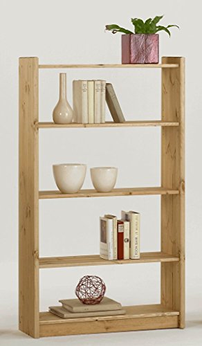 Bücherregal Moby Kiefer B=80 H=140 Klarlack | Geölt | Weiss|gelaugt geölt - 2