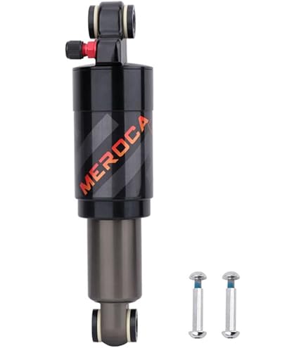 Ammortizzatore Posteriore Bici 165x35 Mm – In Alluminio, Pressione Aria Regolabile (100-150 PSI), Per MTB, Ebike E Scooter