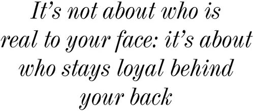Gourmet Rubber Stamps Cling Stamps 2.75"X4.75"-It's Not About Who Is Real To Your Face