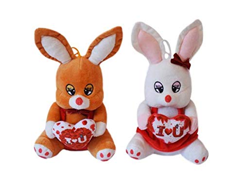 Preisvergleich Produktbild MIGLIONICO ROCCO Plüsch Hase mit Herz 35cm