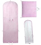 Faltbarer Atmungsaktiver Kleidersack, bietet professionelle Atmungsaktive Lösung der Langzeitaufbewahrung und Transportieren für alle mögliche Kleider, Anzüge, Mäntel. Ausreichend Platz für alle mögliche Kleider (auch mit Schleppe), Reifröck. Einfach einstecken und aufbewahrung, ohne zu zerdrücken.