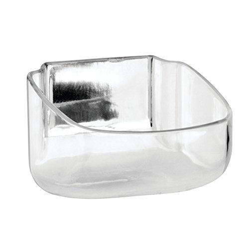 mDesign AFFIXX Kosmetik Organizer – praktische, stabile Aufbewahrungsbox für Kosmetikartikel und Accessoires – Schminkaufbewahrung leicht gemacht – transparent / glänzend - 6