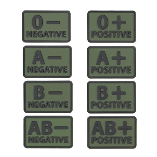 Helikon Blut Patch Set von 2 Oliv Grün