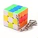 Produktbild 3 cm Mini Klein 3 x 3 Zauberwürfel Schlüsselanhänger Elegant Cube Spielzeug und Schlüsselanhänger Kreative Dekoration