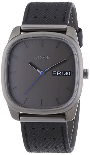 Nixon Herren-Armbanduhr XL Identity Black / Gunmetal Analog Quarz Leder A2681420-00 Nixon Herren-Armbanduhr XL Identity Black / Gunmetal Analog Quarz Leder A2681420-00
