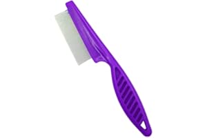 WS ACCESSORIES 1 x Ultra Fine 14cm Flea/Lice Comb for Dogs/Cats [Purple]
