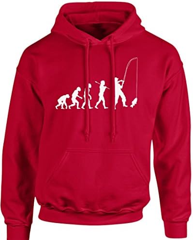 swagwear Fishing Evo Evolution Angling Funny Unisex Hoodie 10 Colours (S-5XL) by