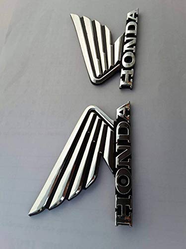 uauto custom made Insignia Moto Tanque de Gasolina, 2 Piezas, Cromado