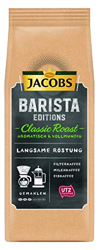 Jacobs Filterkaffee Barista Editions Classic Roast, gemahlener Kaffee, 6er Pack (6 x 225 g)