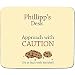 Produktbild Phillipp Schreibtisch – Approach mit Vorsicht (oder zumindest mit Kekse) Cookie Design – Persönlicher Namen Mauspad – PREMIUM (5 Dick)