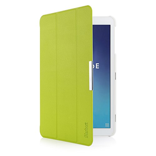 iHarbort® Samsung Galaxy Tab E 9.6 Hülle – Ultra Slim Leder Tasche Hülle Etui Schutzhülle Für Samsung Galaxy Tab E 9.6 Zoll T560 T565 Case Cover Holder (Galaxy Tab E 9.6, grün) - 5