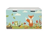 yourdea Möbelaufkleber für Kinderzimmer IKEA Stuva Kommode mit Motiv: Waldfreunde