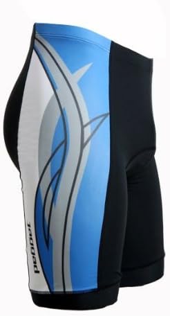 Padded Cycle shorts - Red or Blue - Jaggad (Blue and Black, X-Large (33"- 35"))