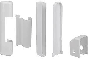 ALIRANTA 1 pièce Roto NT Lot de 4 capuchons de protection pour fenêtre et porte en plastique PVC Blanc – Capuchons uniquement pour ferrures NT Convient pour masquer les battants et protéger contre la saleté