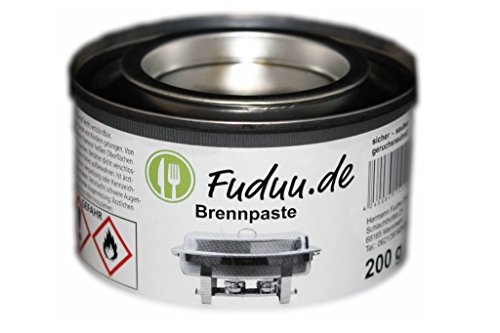 20 x Sicherheitsbrennpaste x200g Chafing Dish Brennpaste für Warmhaltebehälter - 2