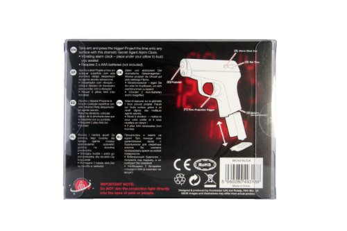 Pistolen Projektions-Wecker - 11