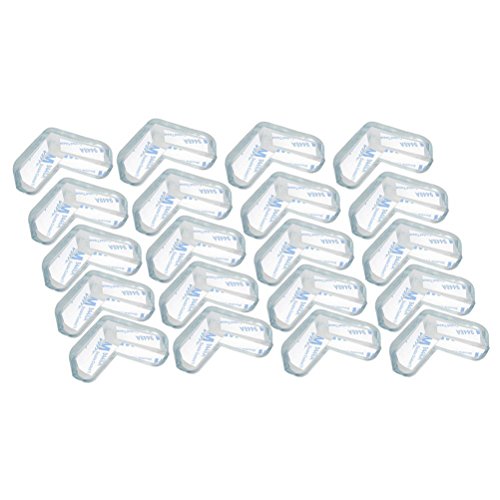 TINKSKY 20pcs Corner Covers Protectors Guards Table Baby Kids Safety Silicone Cushions