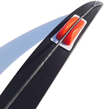 1 pair Archery Recurve Bow Limb Stabilizer Limbsaver Vibration Dampener (Red)