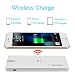 Produktbild 12shage Tragbare externe USB Power Bank 8000mAh und Wireless Charger für Samsung Galaxy Note 8 (Weiß)