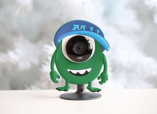 Nest Cam cámara de seguridad, diseño de camuflaje verde Funda Piel Caso Disguise protección también encaja en Yi decoración de casa Cam