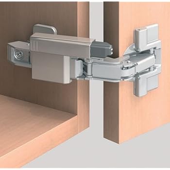 Charnière à grande ouverture 155° Blum Clip Top Blumotion avec base
