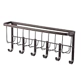 InterDesign York Lyra Wall Mount Mail and Key Rack, Bronze (Kitchen &amp; Home)
