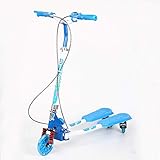 ✤La composición liviana y plegable hace que el scooter de tres ruedas sea fácil de transportar y de guardar cuando no esté en uso.