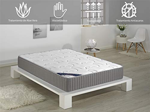 Dormio ergonómic Materasso Protector, Viscoelastico, 90 x 200 x 27