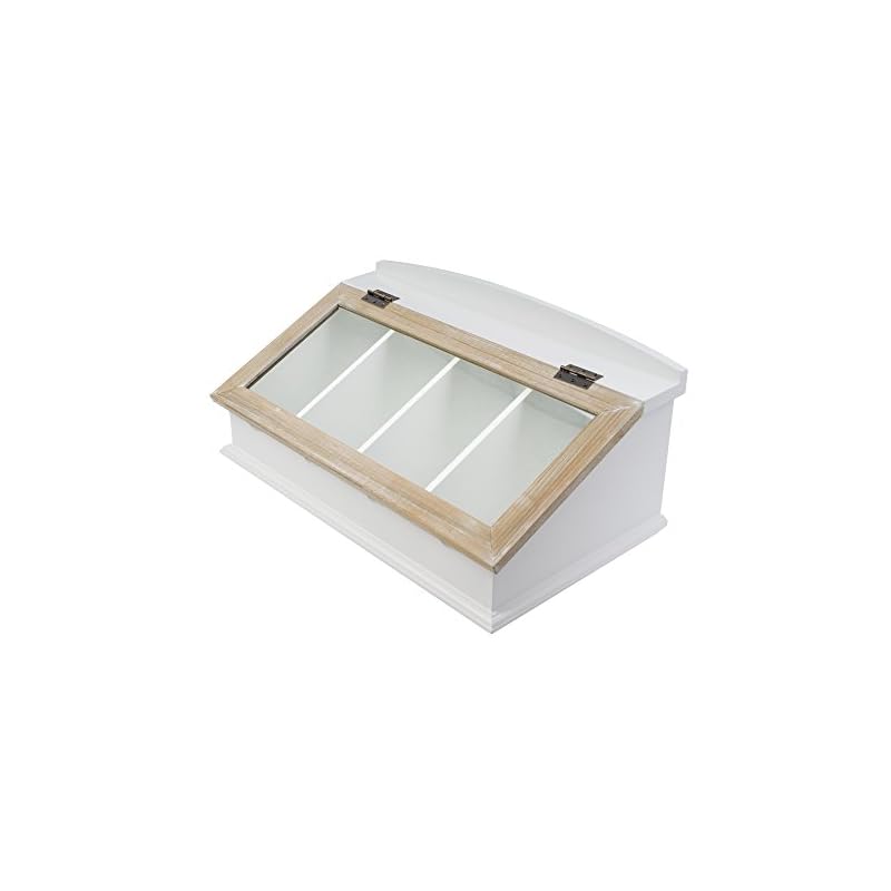 Elbmbel Besteckkasten Mit Glasdeckel Aus Hol