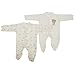 Baby Patterned Long Sleeve Sleep Suits Boy, Girl And Unisex Options (Pack Of 2) (Height: 56-62cm Weight: 6.5kg (0-3 Months)) (Blue)