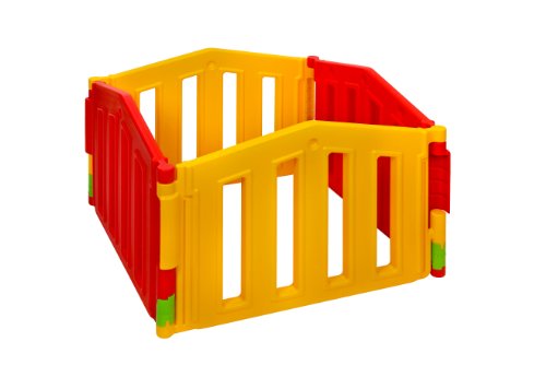 4 sided Baby Playpen - Playard and Room Divider incl. suction cups - EN71 certified