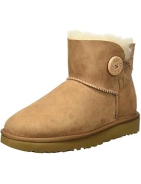 Ugg Damen Mini Bailey Button Kurzschaft Stiefel