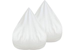 JOKAPY Rivestimento interno per sac, rivestimento per pouf senza imbottitura, per divano Lazy, pouf, di ricambio per pouf, rivestimento per pouf in tessuto (2 pezzi, 70 x 80 cm)