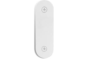 ALLICAVER Doorbell Blanking Plate Cover, Metal Doorbell Button Location Cover Plate, Doorbell Chime Cover, Door Bell Cover for Wall Inside, Cover the Hole From Your Old Doorbell Button (White)