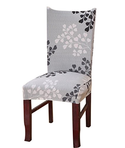 duoguan Stretch Esszimmerstuhl abnehmbaren waschbar Sitz abdeckt, für Hotel Esszimmer Hochzeit Bankett Decor 6