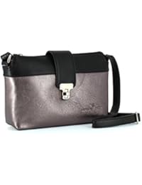 Laura Valle Bolso bandolera Nappa Metal