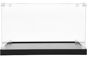 NOVDA Vitrine en Acrylique pour Lego Batman Batmobile Tumbler 76240, boîte de présentation Anti-poussière pour Lego 76240, Taille : 55 x 35 x 25 cm (modèle non Inclus)