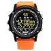Produktbild Peepheaven EX17 IP67 Wasserdichte Smart Watch Leuchtzifferblatt Smartwatch Schrittzähler Stoppuhr-Orange