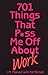 Produktbild 701 Things That P**s Me Off Wk (P-Ss Me Off Series)