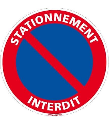 Autocollant De Signalisation 'Interdit Aux Vélos' - Dimension 30x30 Cm, Vinyle Laminé, Fabriqué En France