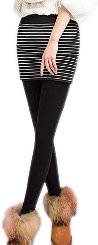 Leggings Sexy Women Winter Leggings in fashionable style with inner fleece extra warm inner lining fleece leggin skirt pants