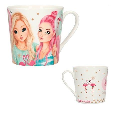 Preisvergleich Produktbild 1 TOPModel Becher mit Golddruck, Flamingo