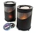Produktbild 2 x Offizielle Yankee Candle Schwarz Sandblast Wax Melt Wärmer Brenner inkl. 4 x Verschiedene Tarts