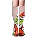 Produktbild Girls Classics One Size Warm Winter Knee High Socks Pink Grinch Polyester-cotton Black 1 Pair Long Tube Stockings for Athletic Soccer