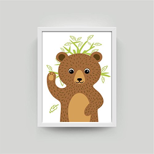 Bild Set Waldtiere DIN A4 Tiere Wandbild K1-K4 - 4