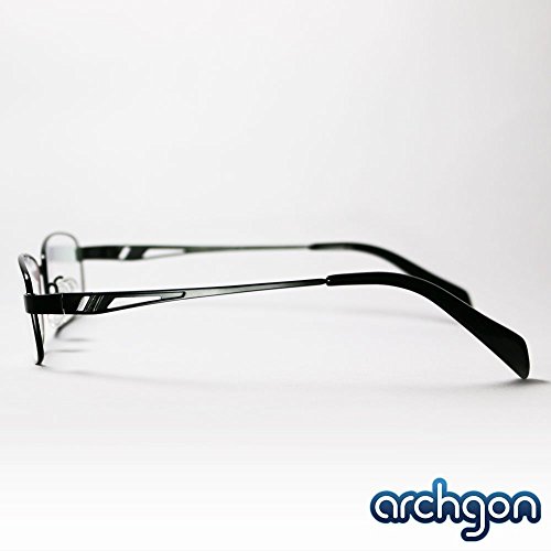 Archgon GL-B191-K Computer Eyewear Anti Blue-Light Glasses UV Protection Full Rim with Crystal Lens-Titan - 5
