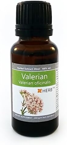 Valerian Tincture 20 ml - Sedative, Rest Well by HERB TM