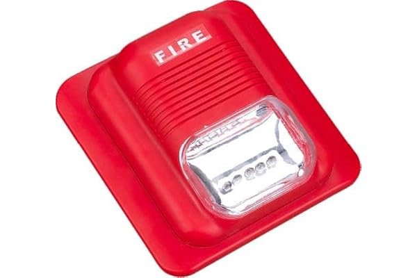 LN-SG-02 Fire Strobe Sounder Fire Security Service Fire Alarm Siren Horn Sound & Strobe Alert Security System for Home Office Hotel Restaurant Heavy Duty Quality