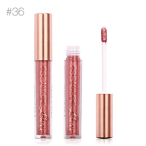 Yogogo Mode Lippenstift Kosmetik Frauen Sexy Lippen Metallic Lip Gloss - 2