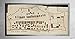Produktbild New York Map Company Kunstdruck, Motiv Kanada, Quebec, Caughnawaga Plan du Fort du Sault de St. Louis et du Village des sauvages- Vintage-Stil, fertig zum Einrahmen